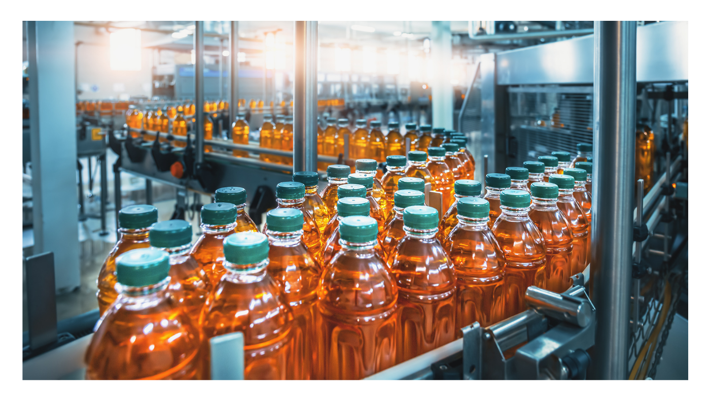 food and beverage industry bottle plant